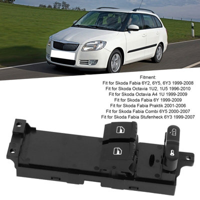 Electric Window Switch Controller 1J3959857A Compatible with Fabia and Octavia
