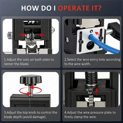 Electric Wire Stripping Machine Cable Stripper Scrap Copper Cuting