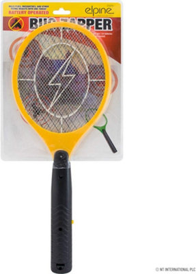 Electric Zapper Bug Bat Fly Mosquito Insect Trap Swat Swatter Racket New