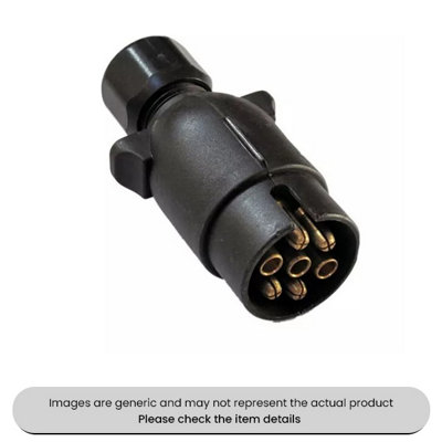 Electrical Coil Plug 12V, 7PIN Plastic Body Pack Qty 3