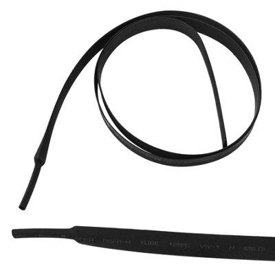 Electrical Heatshrink Tubing Sleeving Waterproof Black 8mm x 0.5 Metre