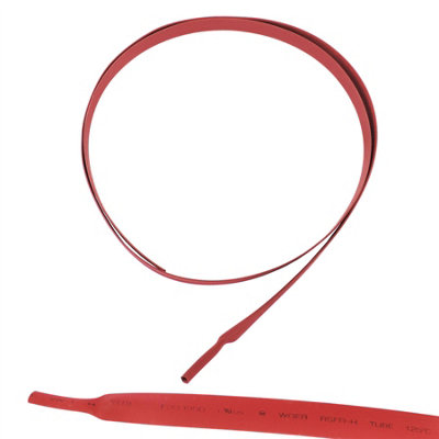 Electrical Heatshrink Tubing Sleeving Waterproof Red 8mm x 0.5 Metre