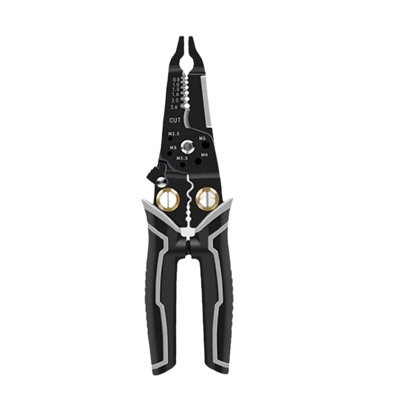 Electrical Wire Stripping Crimper Pliers Insulated Wire Multipurpose ...