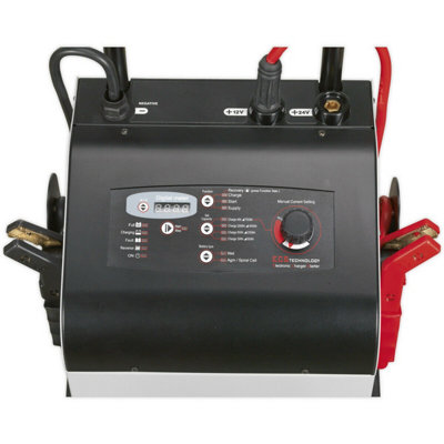 Electronic Battery Starter & Charger - For 12V & 24V Systems - 650A / 100A