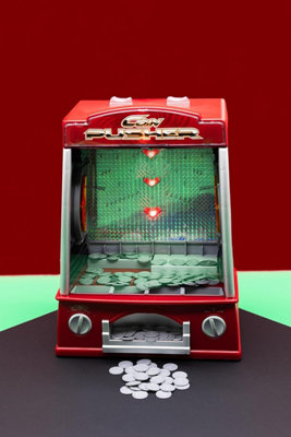 Electronic Coin Pusher Machine Toy Arcade Game Kid's Gift Christmas Penny Falls