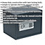 Electronic Combination Safe - 380 x 300 x 300mm - 2 Bolt Lock Mini Wall Mounted