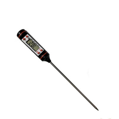 Electronic cooking thermometer with long probe LCD digital kitchen ...