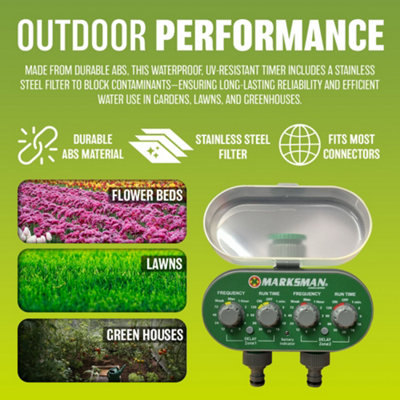 Electronic Hose Water Timer Garden Irrigation System Controller ...
