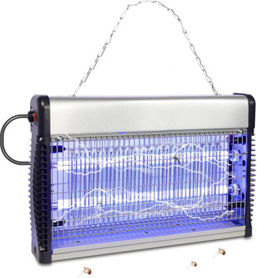 Electronic Insect Killer Zapper - 2 x 7W UV Tubes, High Voltage Grid ...
