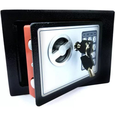 Electronic Safe Box With Digital Keypad and Backup Keys Compact Secure ...