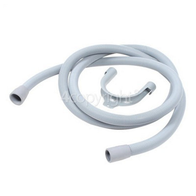 Electrupart Compatible Spare Part - 2.5m Universal Drain Hose (Straight Ends) 22mm / 29mm, Internal Dia.s'