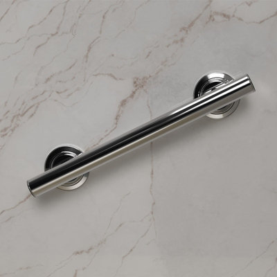 ELEGANCE GRAB RAIL 460MM OVERALL WITH FINGER GRIP