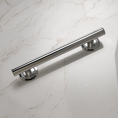 ELEGANCE GRAB RAIL 660MM OVERALL WITH FINGER GRIP