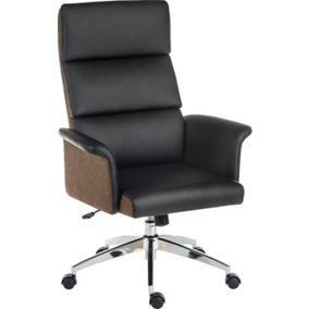 Elegance High Back Executive Chair Black with gas lift seat height and adjustable tilt