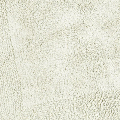 Elegance Reversible Heavyweight Bath Mat - Cream