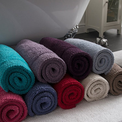 Elegance Reversible Heavyweight Bath Mat - Mustard