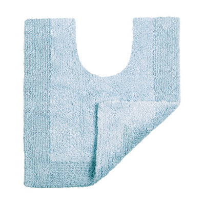 Elegance Reversible Heavyweight Pedestal Mat - Baby Blue