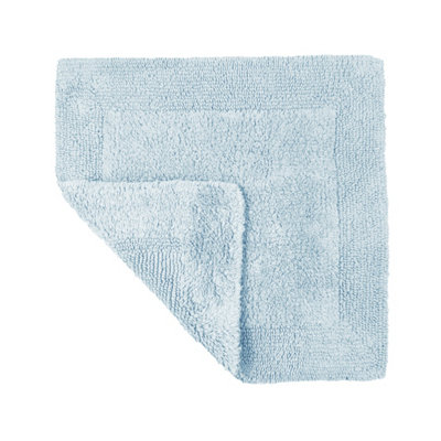 Elegance Reversible Heavyweight Shower Mat - Baby Blue