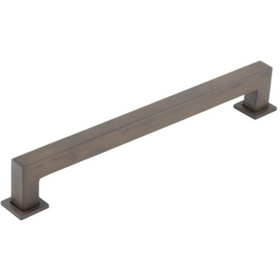 Elegant 224mm Dark Bronze Cabinet Handle for Modern Interiors - Kitchen Drawer Pull Handle