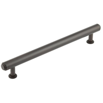 Elegant 224mm Dark Bronze Stepped Cabinet Handle - Kitchen Drawer Pull Handle