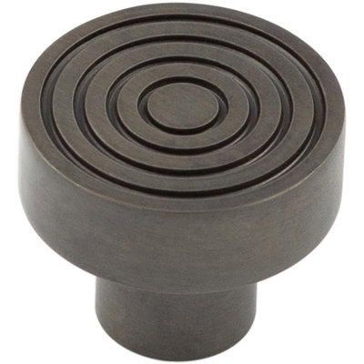 Elegant 30mm Dark Bronze Cupboard Knob for Stylish Interiors Kitchen - Cabinet Knob
