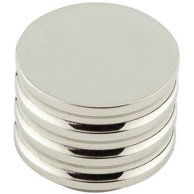 Elegant 30mm Polished Nickel Cupboard Knob for Stylish Interiors - Kitchen Cabinet Knob