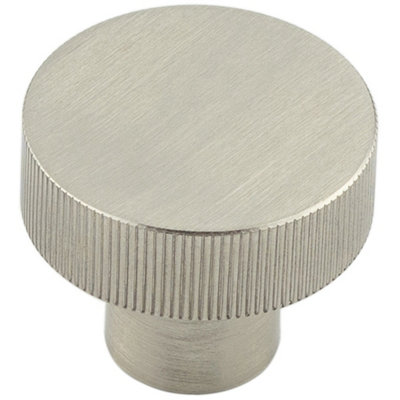 Elegant 30mm Satin Nickel Cupboard Knob for Stylish Interiors Kitchen Cabinet Knob