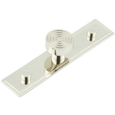 Elegant 30mm Stepped Cupboard Knob with Polished Nickel Finish - Kitchen Cabinet Knob