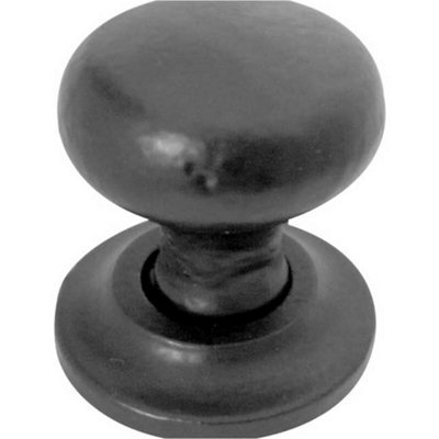 Elegant 32mm Black Round Cupboard Knob for Timeless Decor - Kitchen Cabinet Knob
