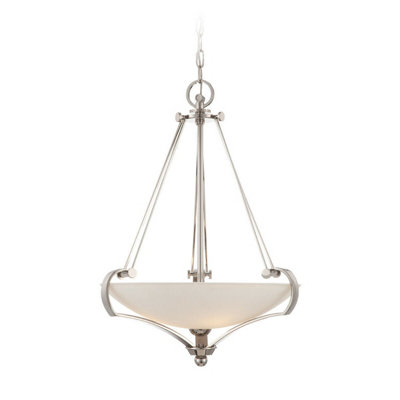 Elegant 4-Bulb Ceiling Pendant Light in Imperial Silver Finish