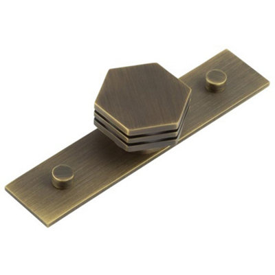 Elegant 40mm Antique Brass Cupboard Knob for Modern Interiors - Kitchen Cabinet Knob