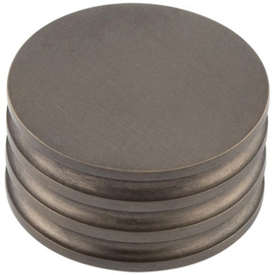 Elegant 40mm Dark Bronze Cupboard Knob for Modern Spaces - Kitchen Cabinet Knob