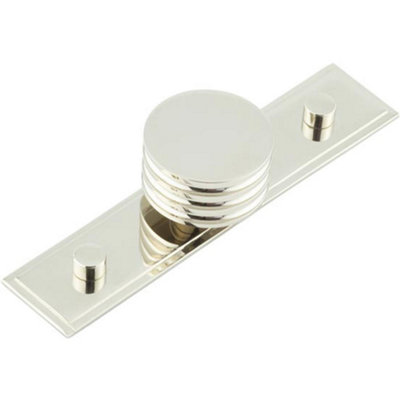 Elegant 40mm Stepped Polished Nickel Cupboard Knob for Stylish Interiors - Kitchen Cabinet Knob
