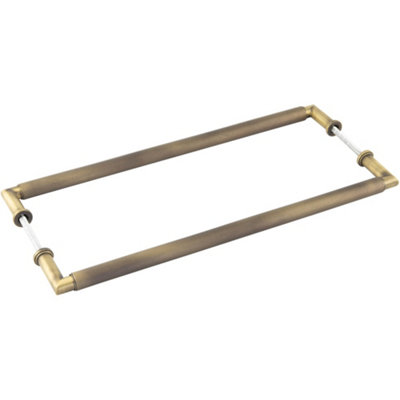 Elegant 425mm Antique Brass Pull Handle for Modern Interiors - Door Handle