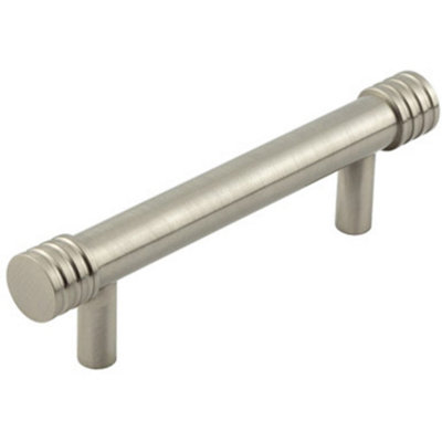 Elegant 96mm Satin Nickel Cabinet Handle for Stylish Interiors - Kitchen Drawer Pull Handle