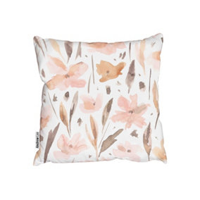 Elegant abstract floral trendy flower (Outdoor Cushion) / 45cm x 45cm