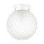 Elegant and Sleek Globe IP44 Bathroom Ceiling Light Fitting in White Gloss