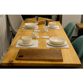 Elegant and Sophisticated Ash Dining Table - 120x80cm (seats 2-4 people)