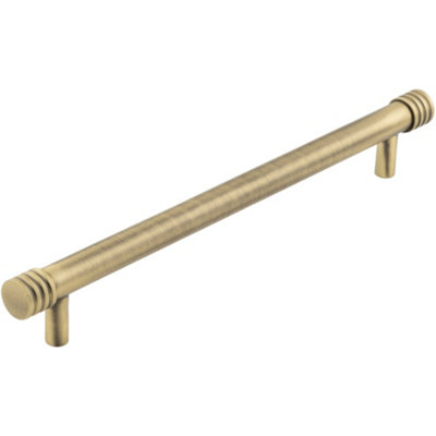 Elegant Antique Brass Cabinet Handle 224mm for a Timeless Look - Kitchen Drawer Pull Handle