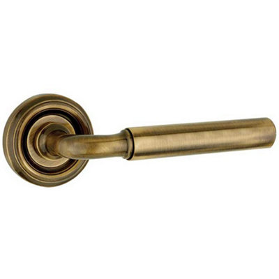 Elegant Antique Brass Door Handle for Modern Homes - Interior Handle