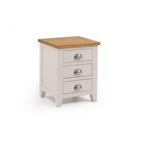 Elegant Bedside Table With 3 Drawers