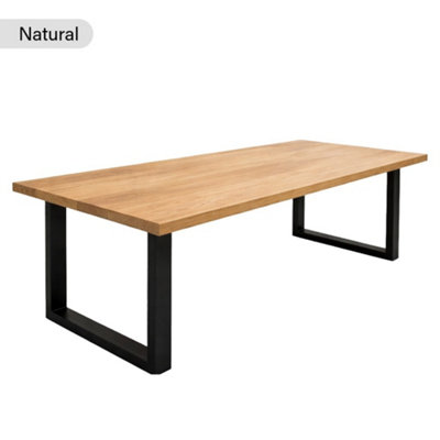 Elegant Beech Dining Table - Natural