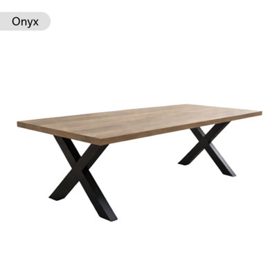 Elegant Beech Dining Table - Onyx
