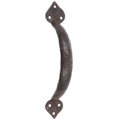 Elegant Beeswax Tear Cabinet Handle 185x50mm for Stylish Interiors - Kitchen Drawer Pull Handle