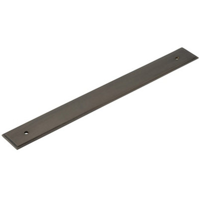 Elegant Dark Bronze Backplate for Cabinet Handle 268x30mm - Kitchen Drawer Pull Handle