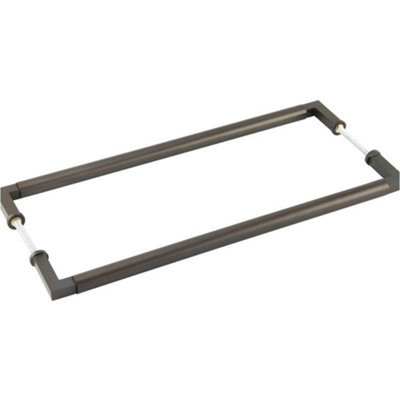 Elegant Dark Bronze Pull Handle 425mm Back to Back for Cabinets and Doors - Door Handle