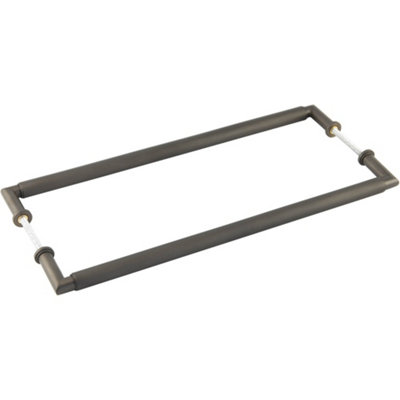 Elegant Dark Bronze Pull Handle 425mm for Modern Home Design - Door Handle
