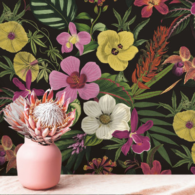 Elegant Homes Priya Floral Multi Flowers Wallpaper 284262