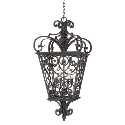 Elegant Marcado Black LED Pendant Light with E14 Socket