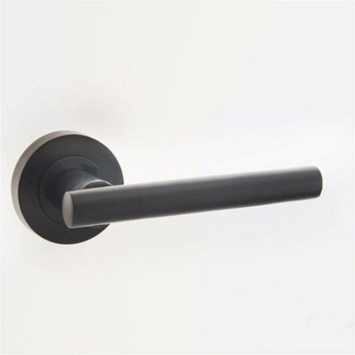 Elegant Matt Black Door Handle for Modern Interiors - Interior Handle
